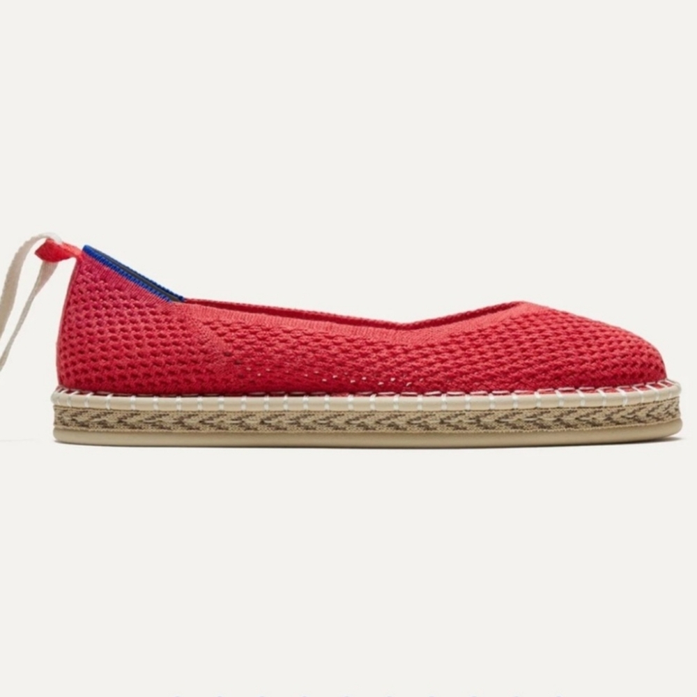 NWT Rothy's: The Espadrille Red Hot Size 8 - Picture 4 of 11